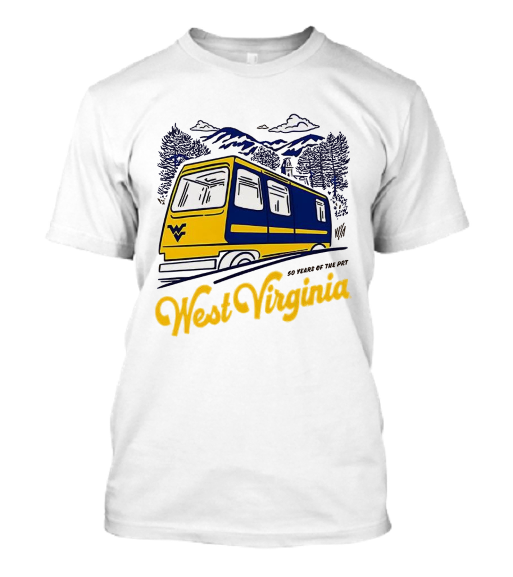West Virginia 50 Years Of The PRT Anniversary Celebration T-Shirt