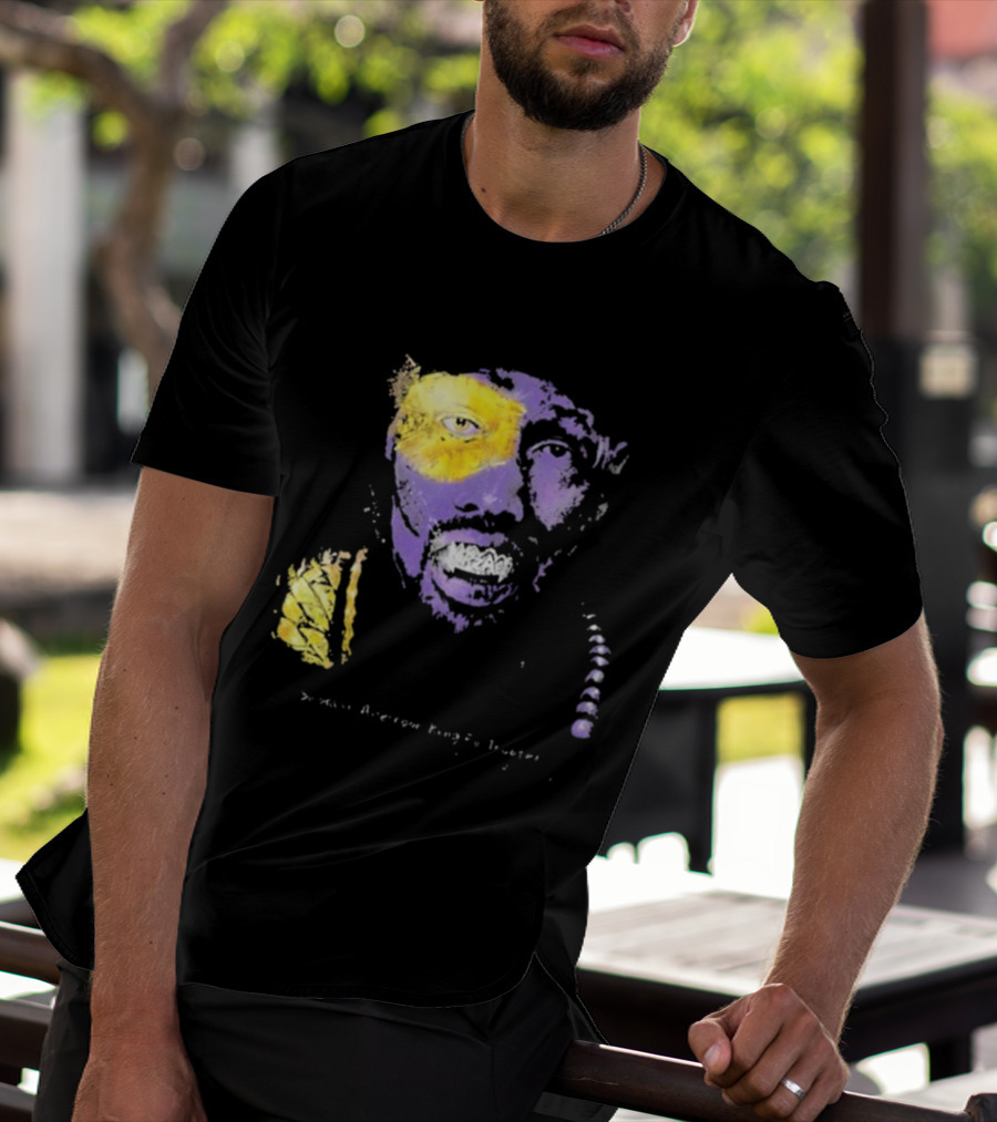 Bobby Digital Vs RZA Wu-Tang Clan Portrait Yellow Purple T-Shirt