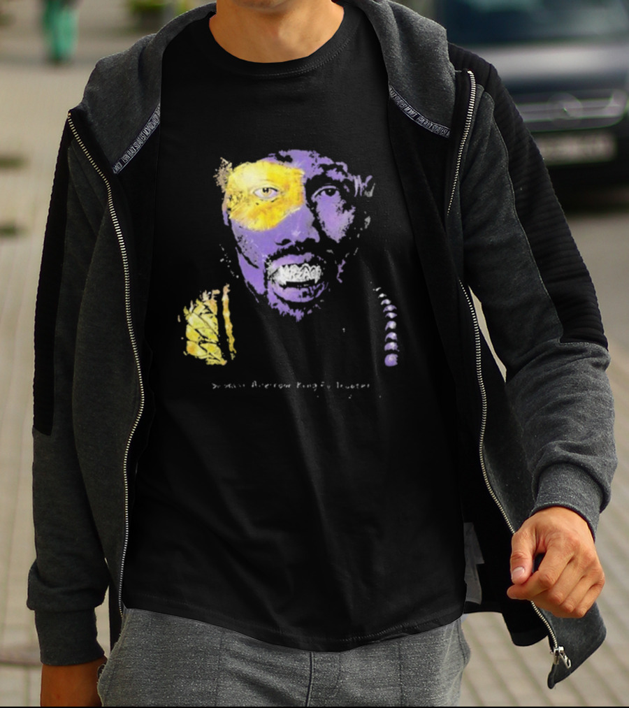 Bobby Digital Vs RZA Wu-Tang Clan Portrait Yellow Purple T-Shirt