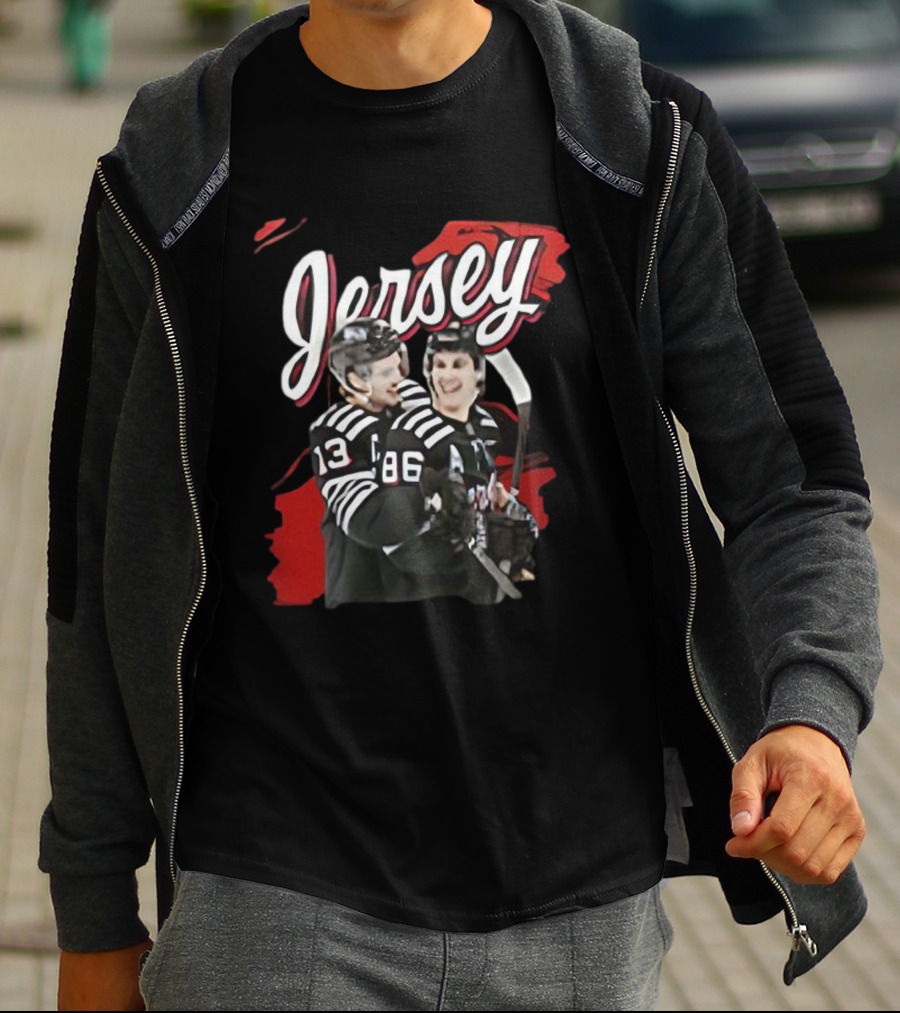 Jersey New Jersey Devils Players Celebration Bye Bye Tour T-Shirt