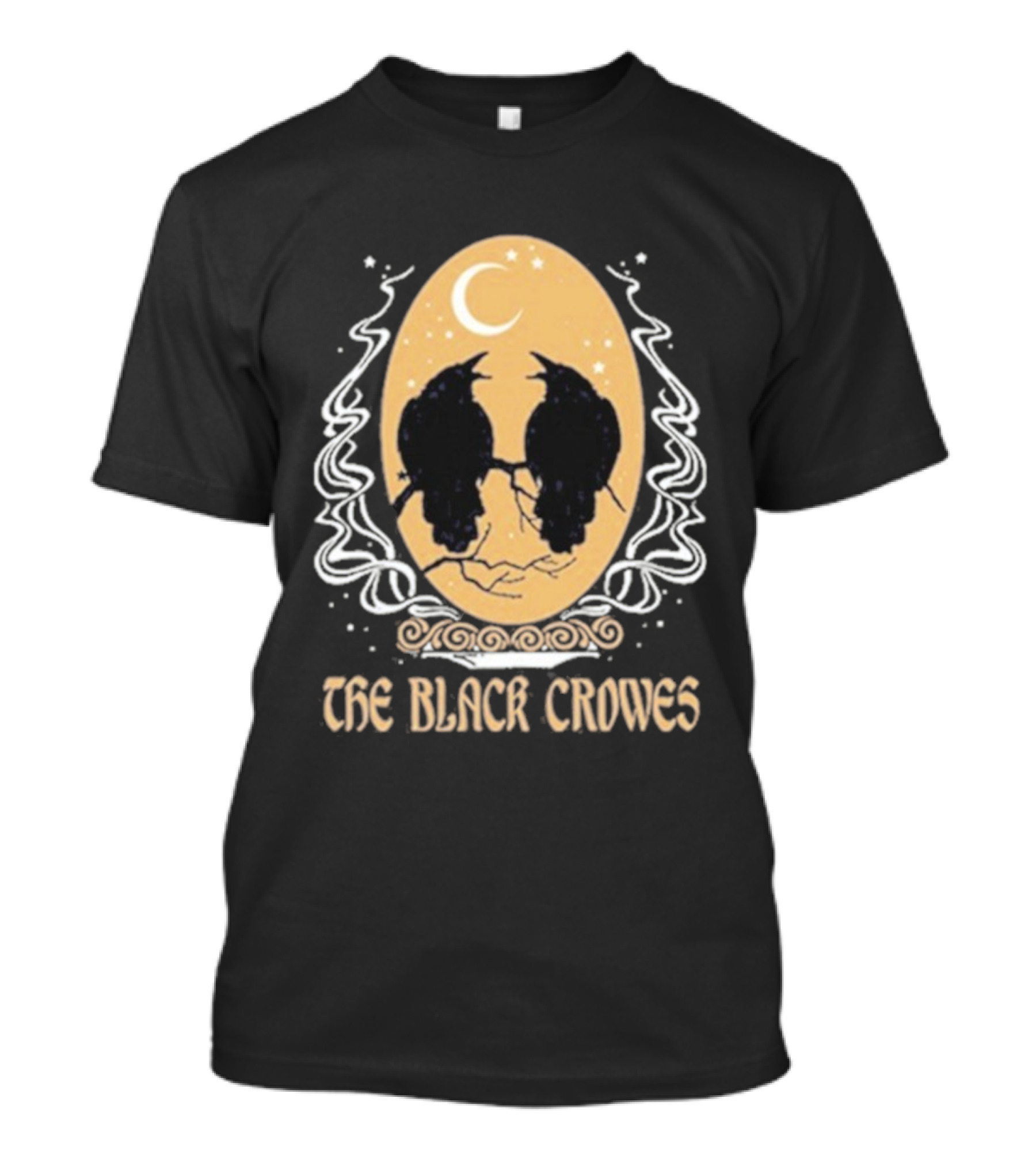 The Black Crowes Oval Moonlit Ravens T-Shirt