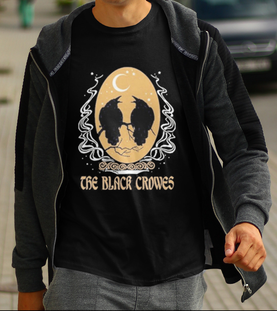 The Black Crowes Oval Moonlit Ravens T-Shirt