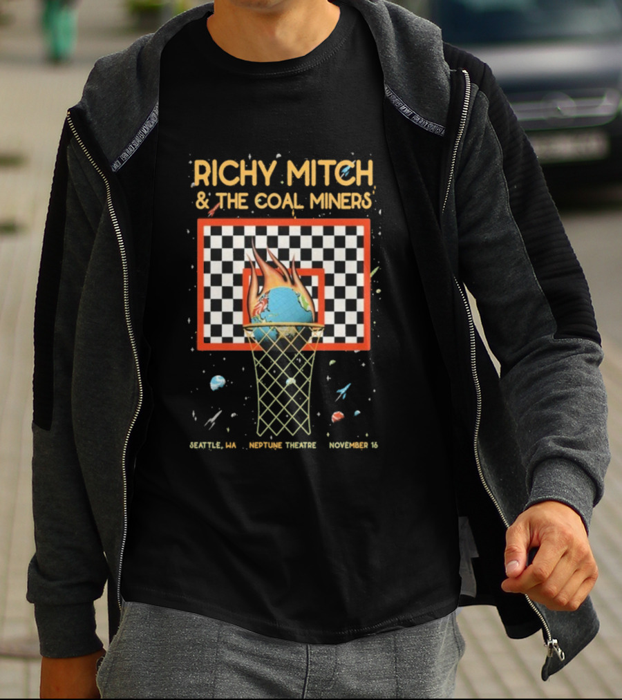 Richy Mitch And The Coal Miners Seattle WA Neptune Theatre November 16 2025 T-Shirt