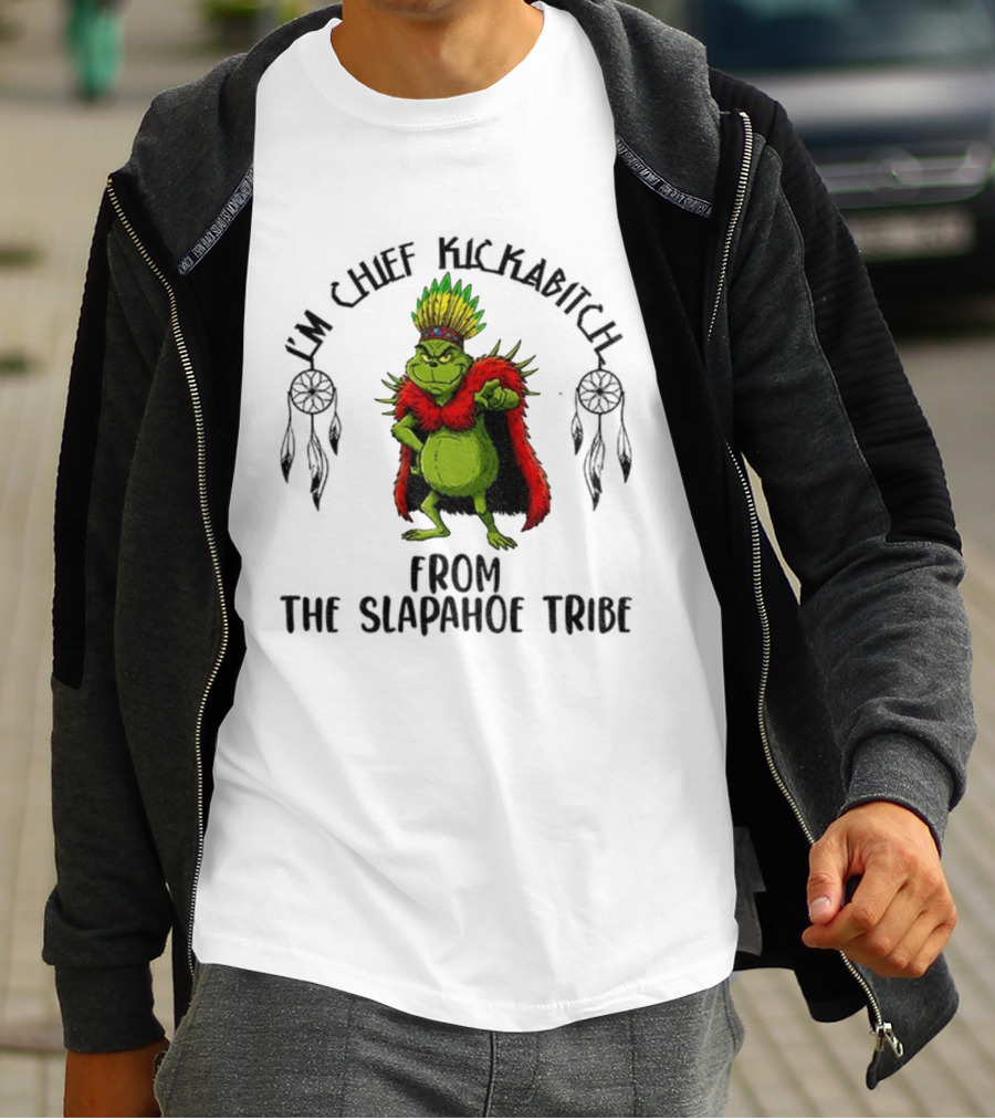 Grinch Native King Chief Kickabitch From The Slapahoe Tribe Vintage T-Shirt
