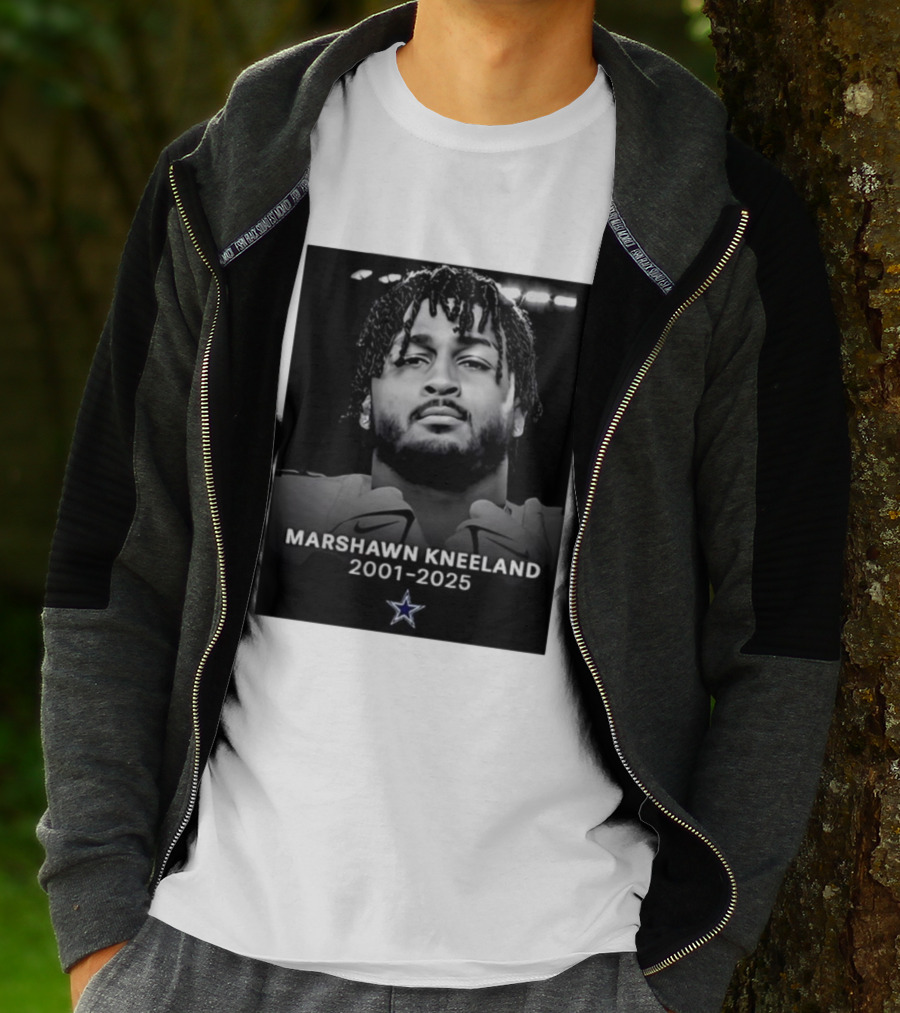 Marshawn Kneeland 2001-2025 Star Symbol Tribute T-Shirt