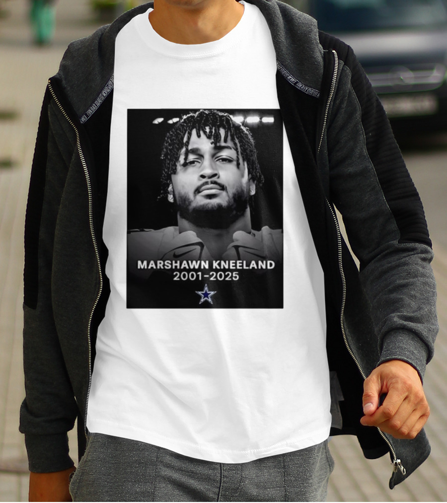 Marshawn Kneeland 2001-2025 Star Symbol Tribute T-Shirt