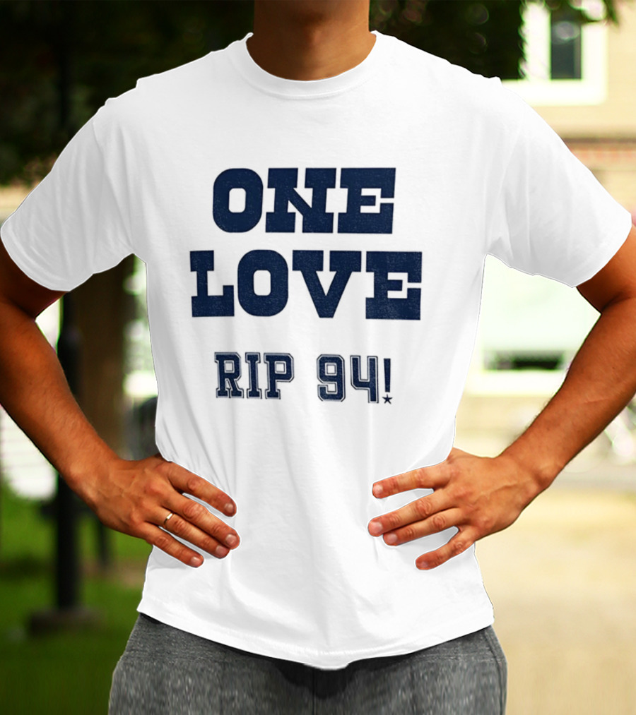 One Love RIP 94 Marshawn Kneeland Dallas Cowboys NFL Football 2025 T-Shirt