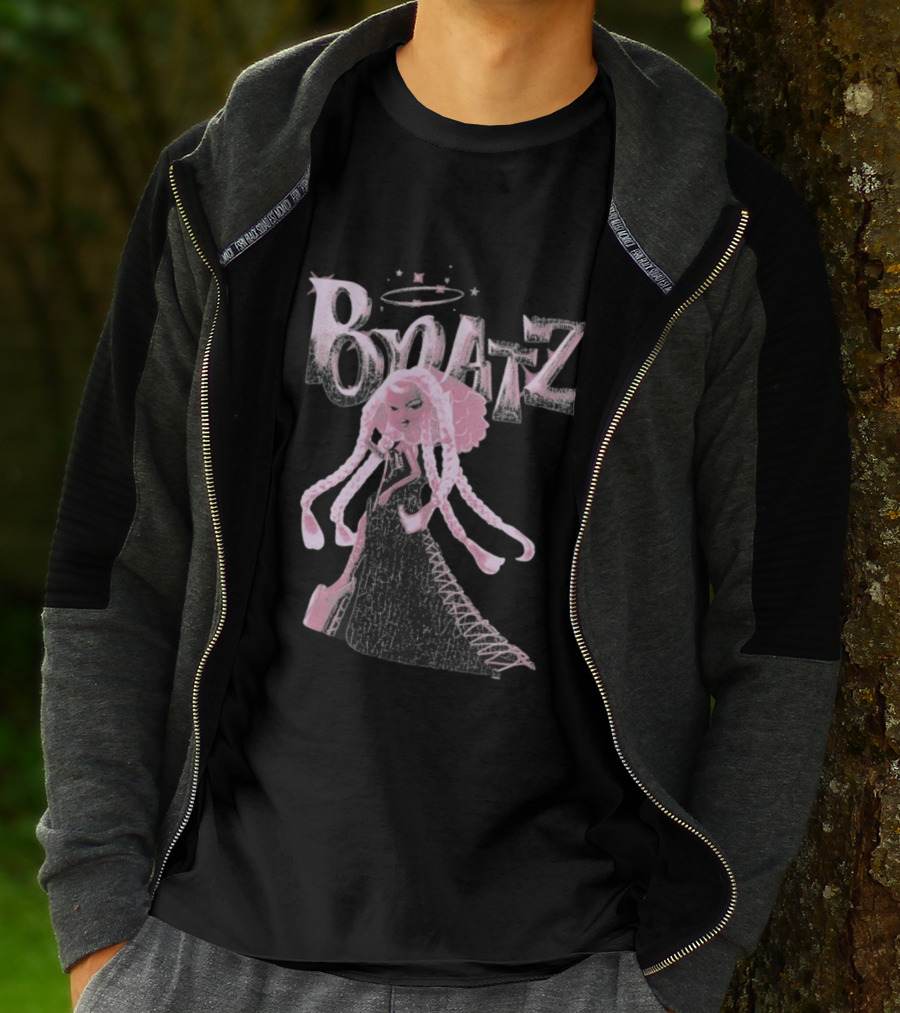Bratz Character Anniversary Fashion Graphic With Halo And Stars T-Shirt