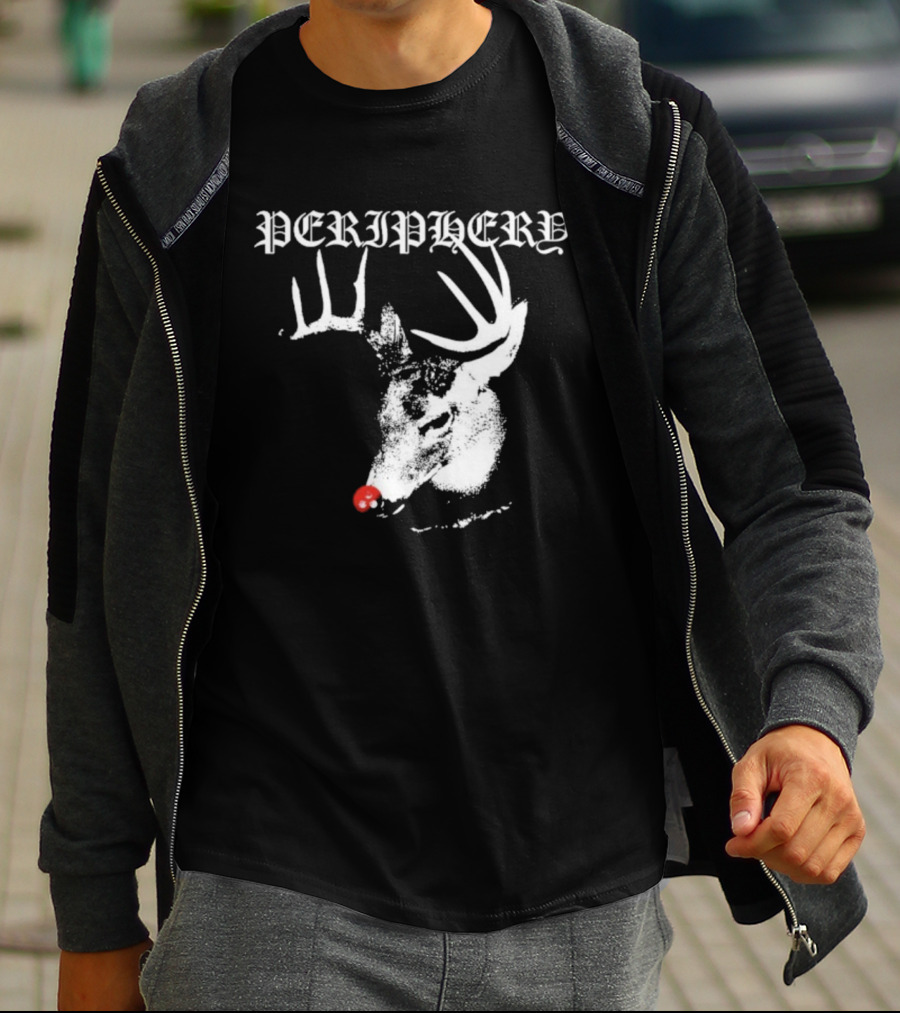 Periphery Rudolph Reindeer Christmas Design T-Shirt