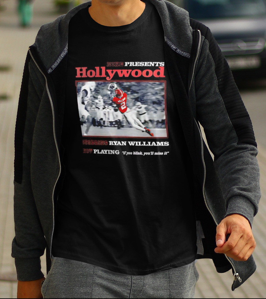 Ryan Williams Alabama Crimson Tide Hollywood Catch T-Shirt