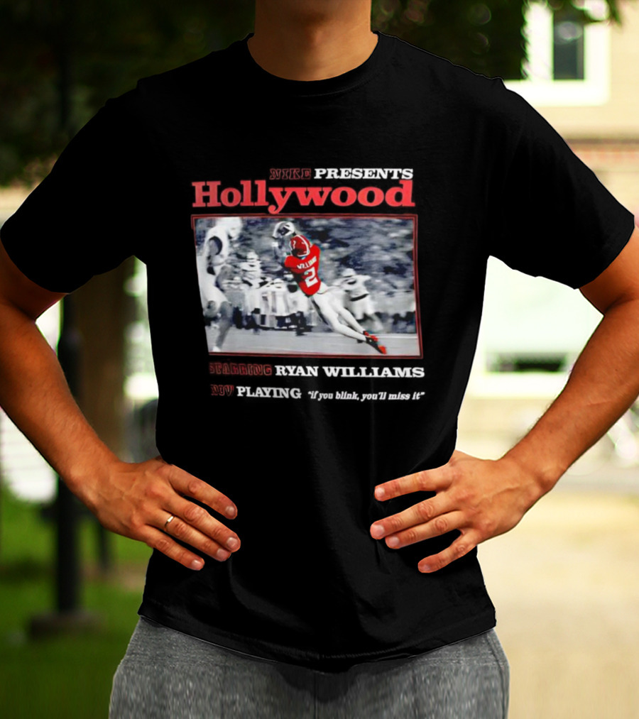 Ryan Williams Alabama Crimson Tide Hollywood Catch T-Shirt