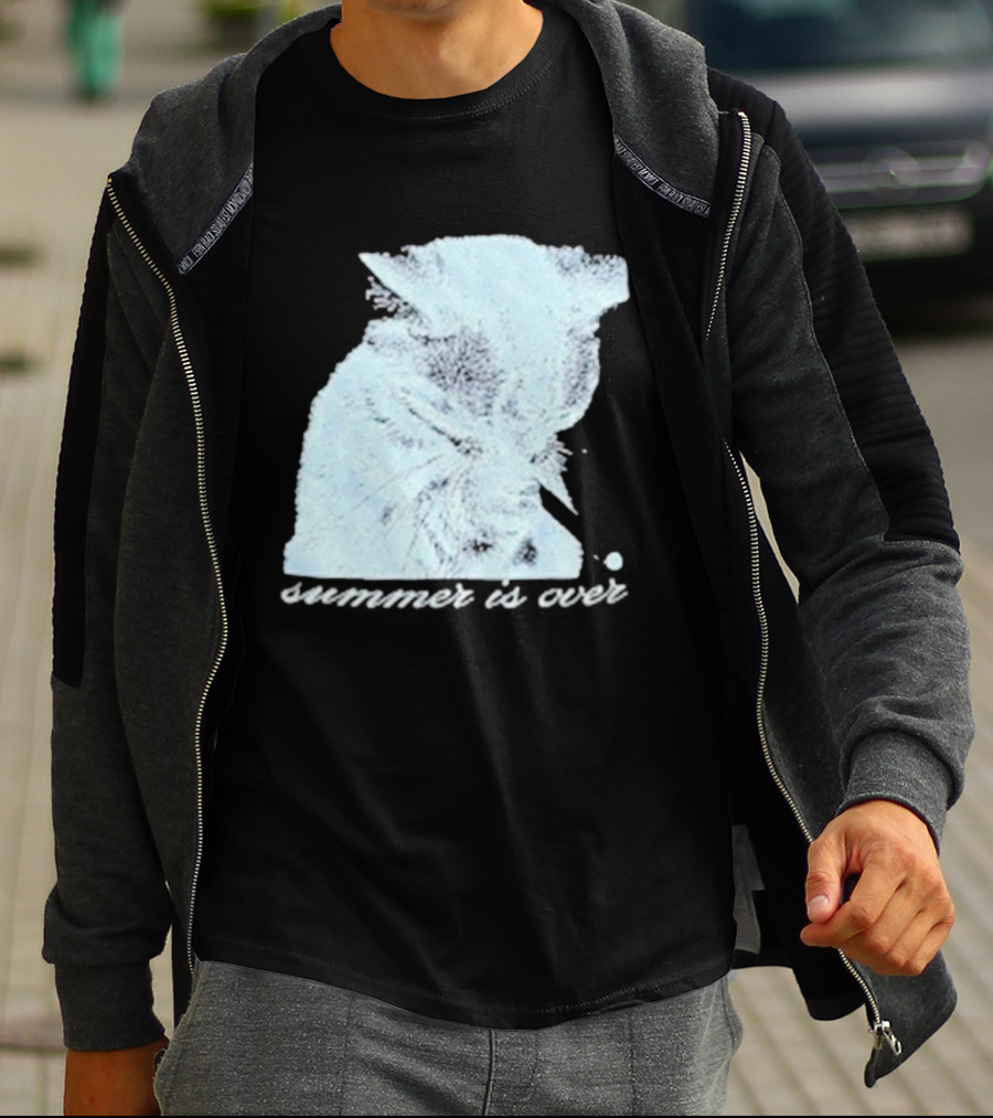Will Mahony Summer Is Over Cat T-Shirt