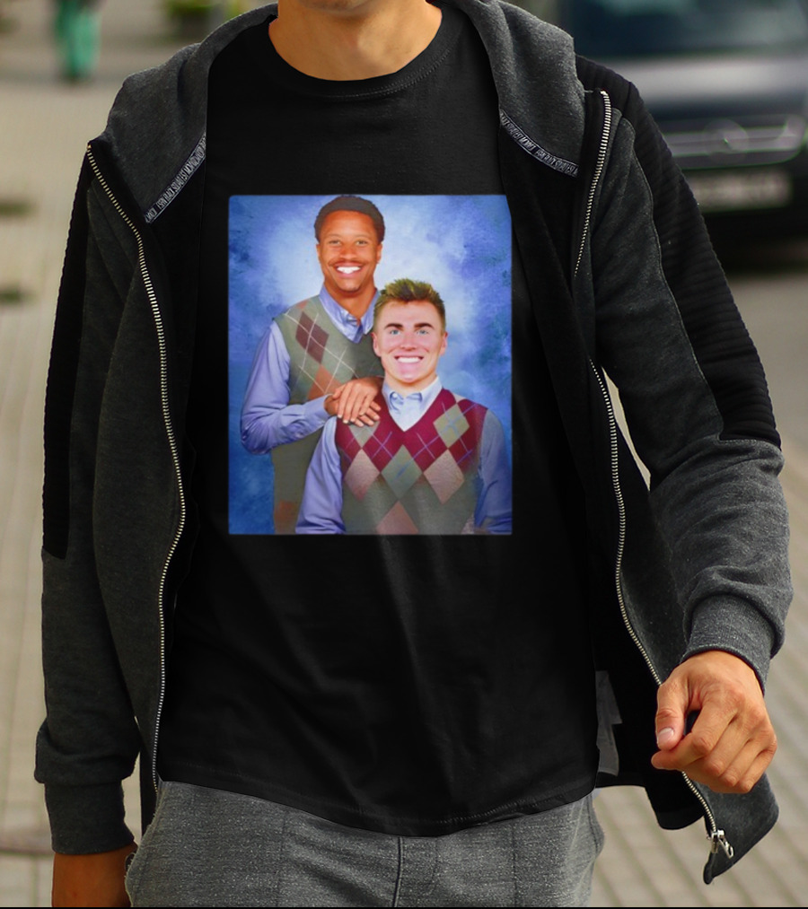 Bo Nix Courtland Sutton Step Brothers Style Denver Broncos Player Duo T-Shirt