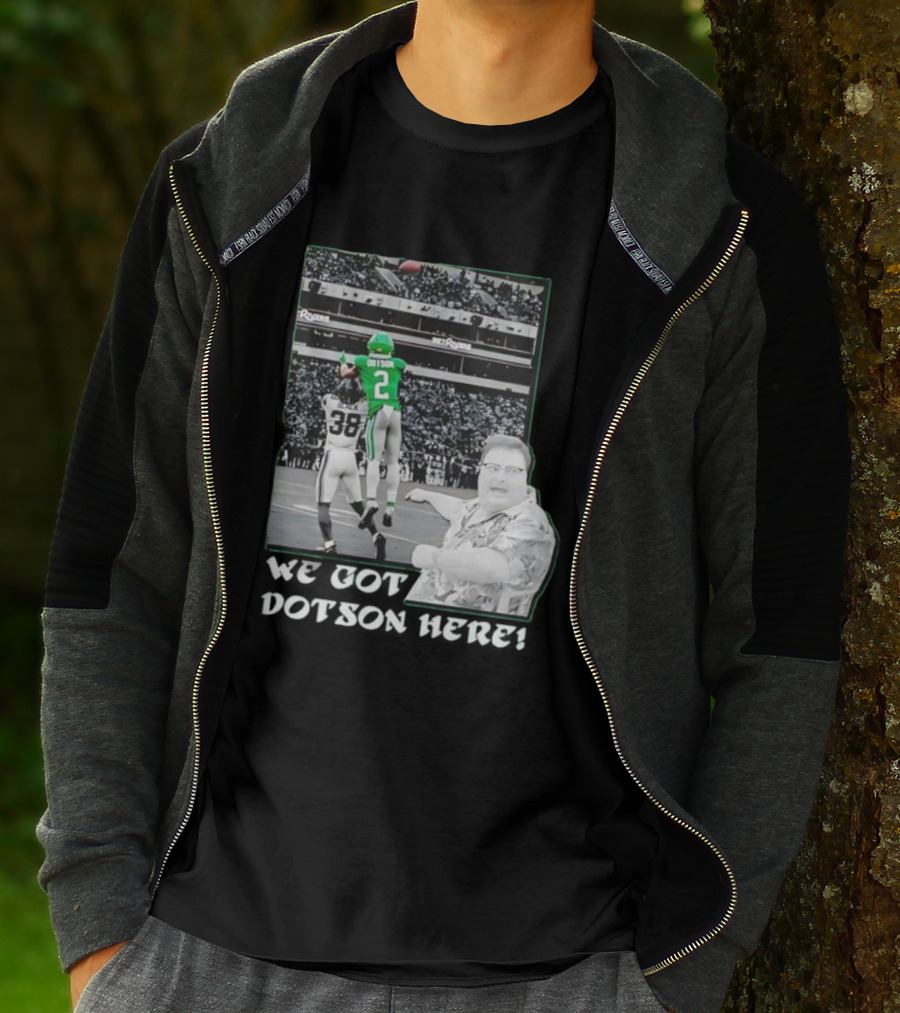 Eagles Champions 2025 Dotson Action Highlight T-Shirt