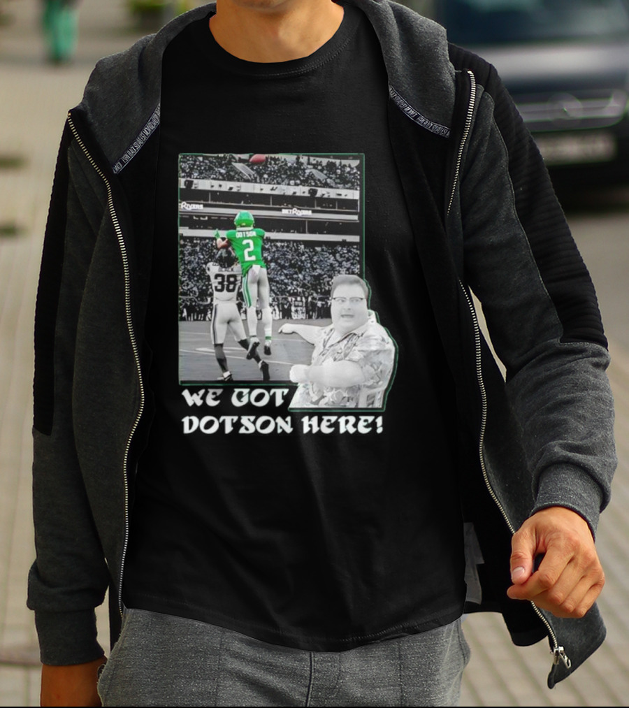 Eagles Champions 2025 Dotson Action Highlight T-Shirt