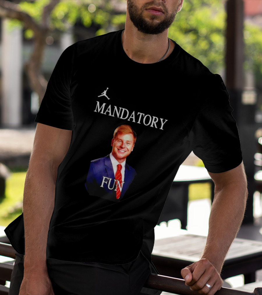 Jacob Maloney Mandatory Fun Portrait T-Shirt