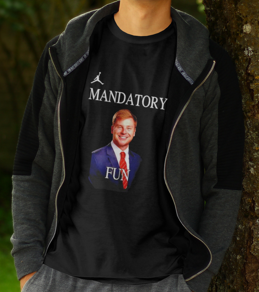 Jacob Maloney Mandatory Fun Portrait T-Shirt