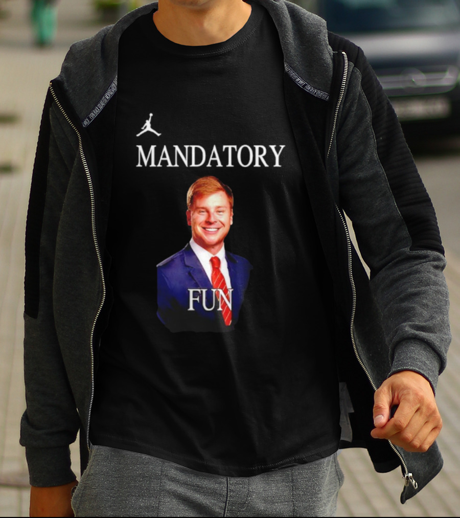 Jacob Maloney Mandatory Fun Portrait T-Shirt