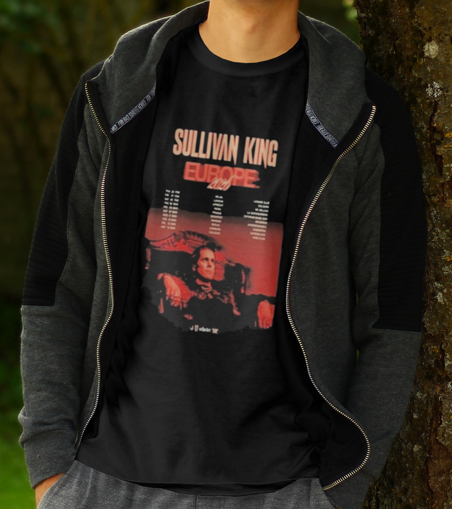 Sullivan King Europe 2026 Tour Dates And Locations T-Shirt