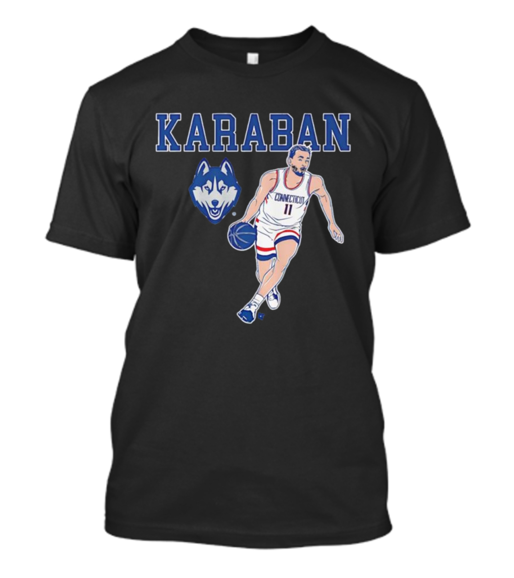 UConn Basketball Karaban Connecticut Huskies Number 11 T-Shirt