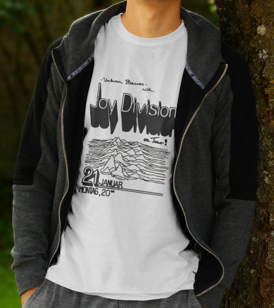 Joy Division Unknown Pleasures Tour 2025 21 Januar Montag 20 T-Shirt