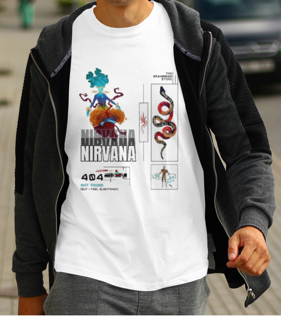 Nirvana The Brahmman Yoga Snake Meditation Symbol T-Shirt