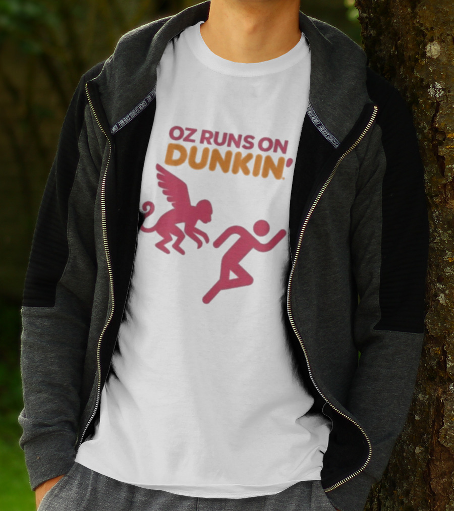 Wicked OZ Runs On Dunkin' Flying Monkey Chase T-Shirt