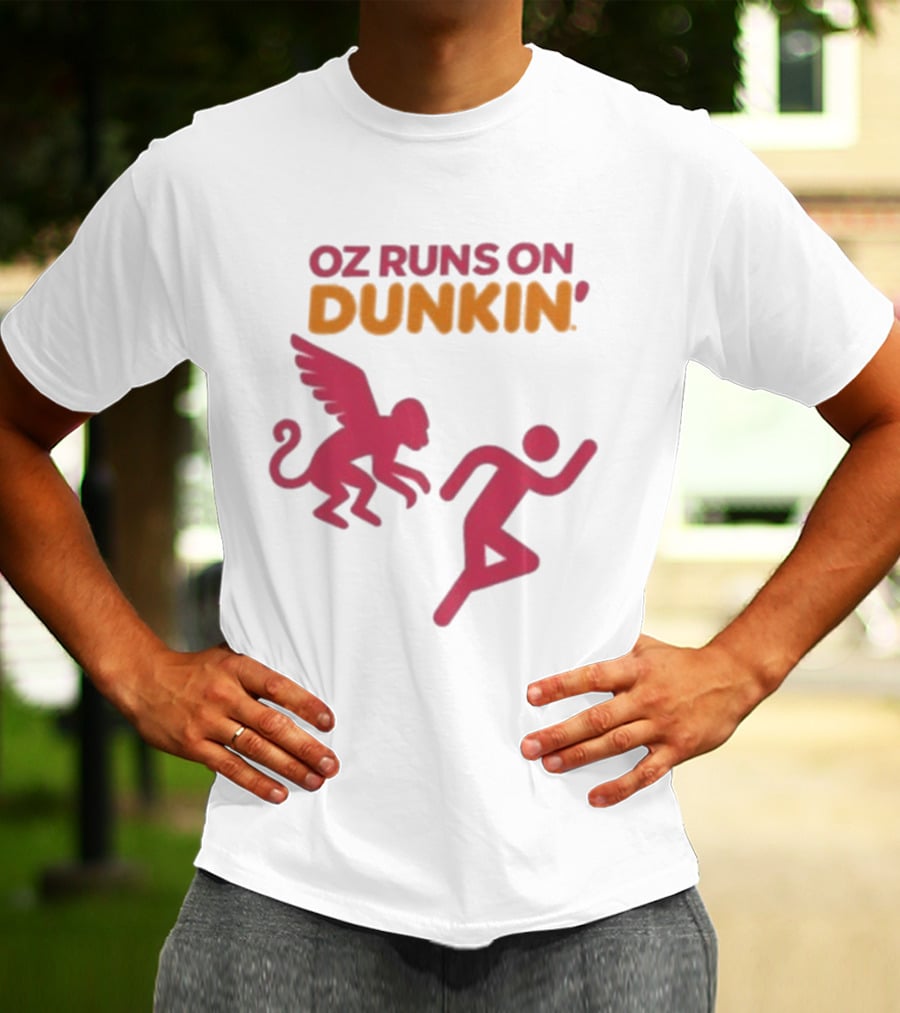 Wicked OZ Runs On Dunkin' Flying Monkey Chase T-Shirt