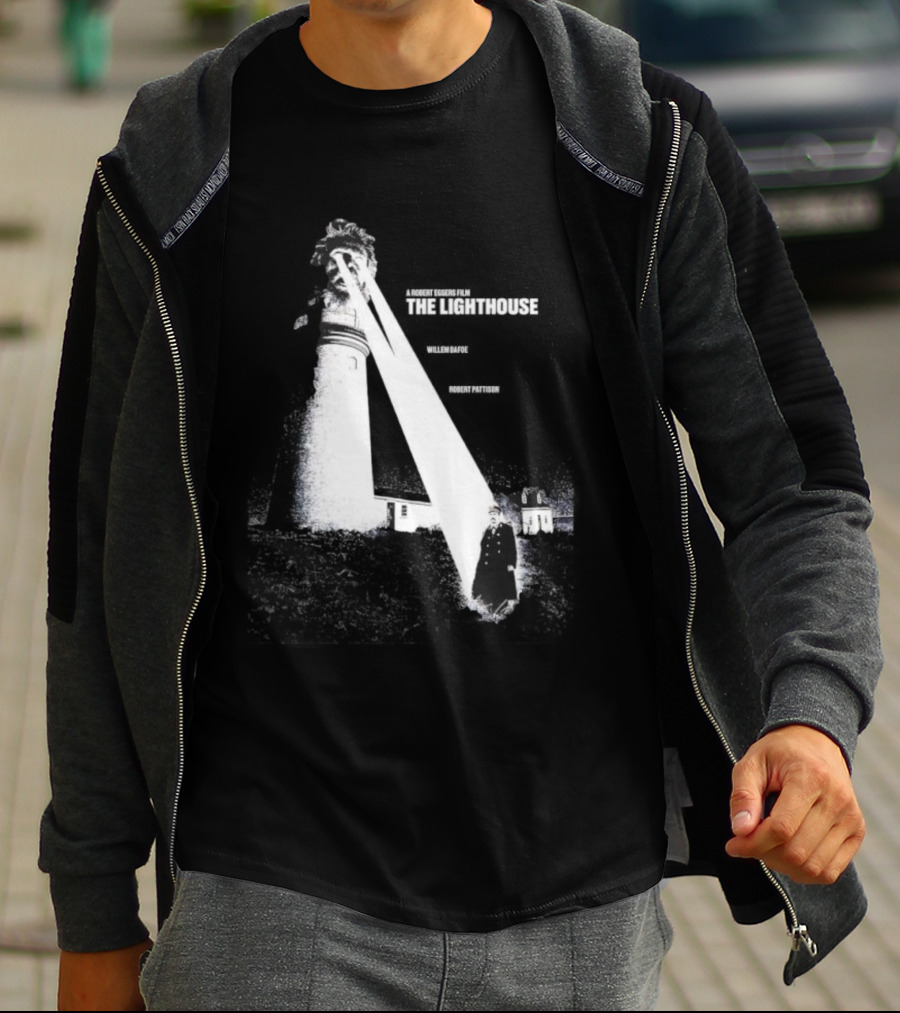 Robert Eggers The Lighthouse Willem Dafoe Robert Pattinson Vintage Scene T-Shirt