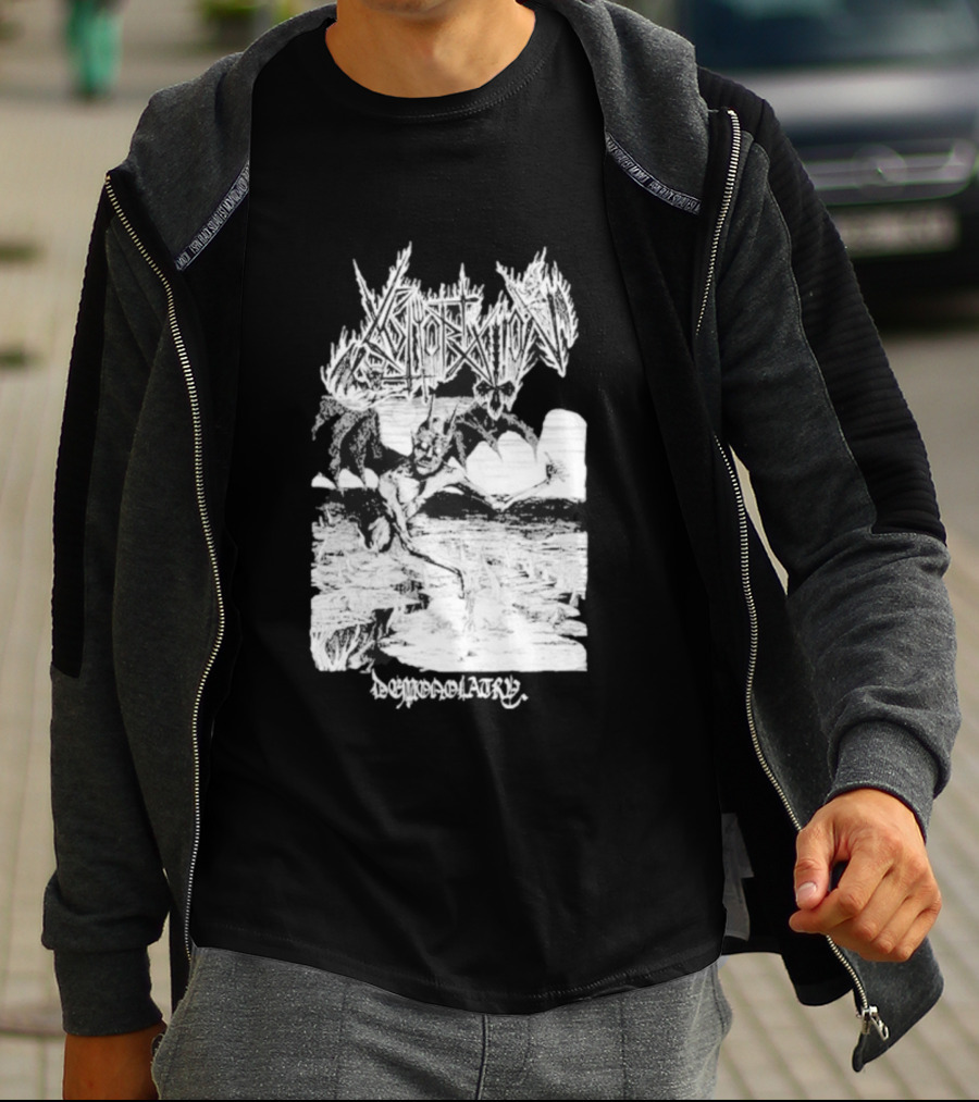 Abhorration Demonolatry Gothic Demon Artwork T-Shirt