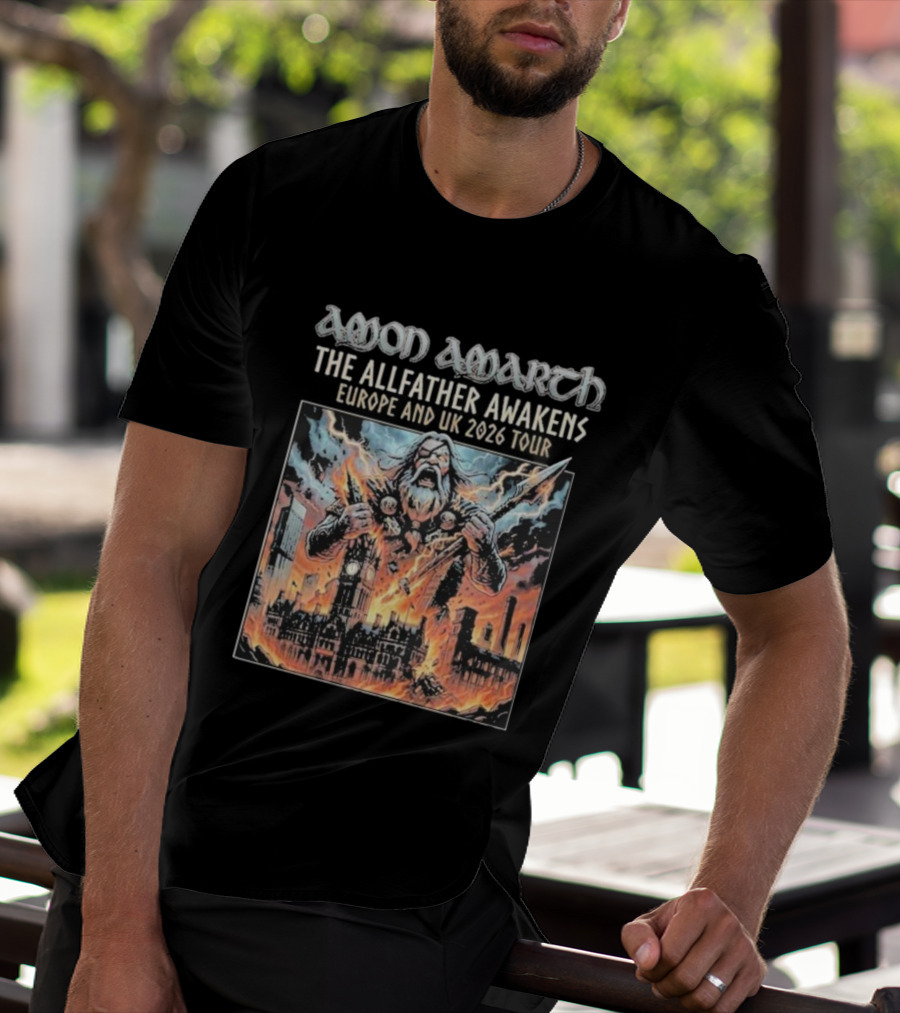 Amon Amarth The Allfather Awakens Europe And UK 2026 Tour Manchester UK 10 October T-Shirt