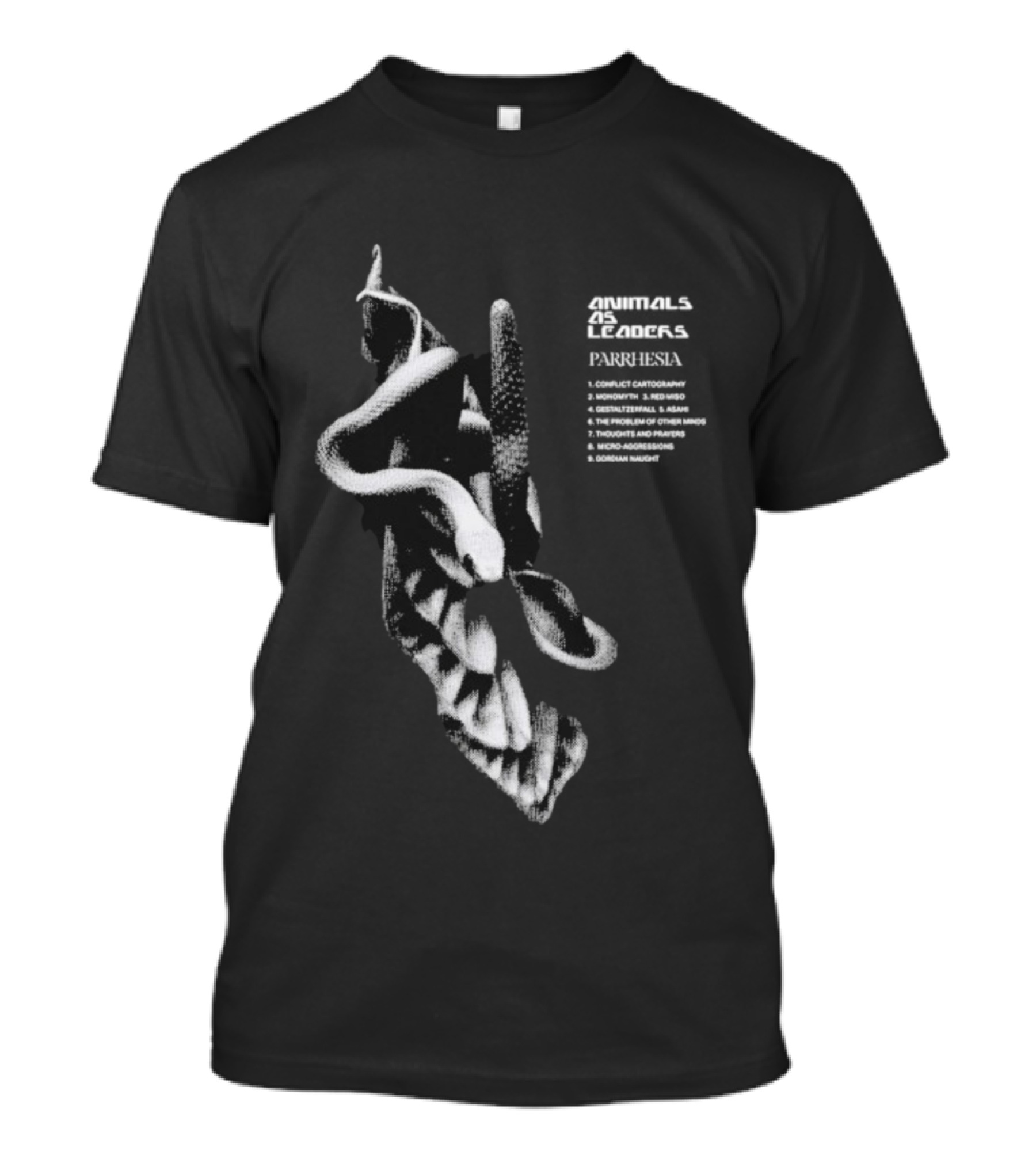 Parrhesia Snake Animals As Leaders Band Merchandise T-Shirt