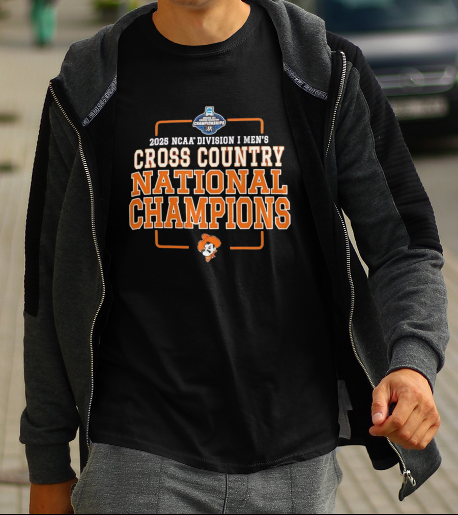 Oklahoma State Cowboys Cross Country National Champions 2025 NCAA T-Shirt