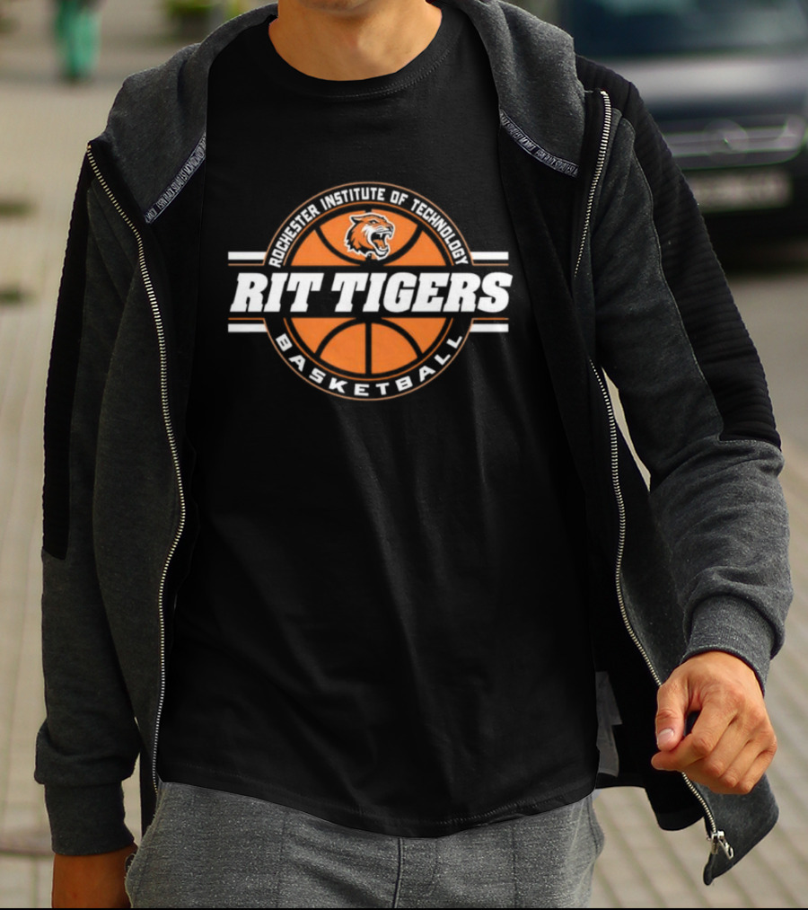 RIT Tigers Rochester Institute Of Technology Basketball Logo T-Shirt