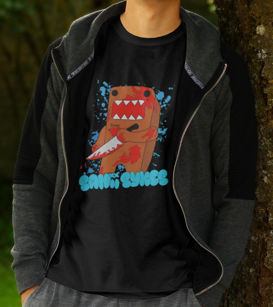 Sami Smyers Domo Knife Blood Splatter T-Shirt
