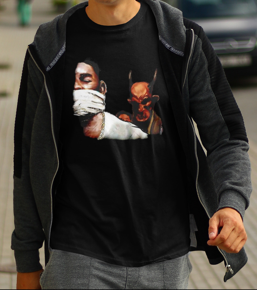 The Uncomfortable Truth Ransom Conductor Williams Devil On Shoulder Artwork T-Shirt