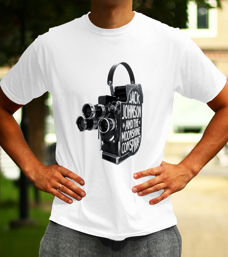 Jack Johnson And The Moonshine Conspiracy Bolex Camera T-Shirt