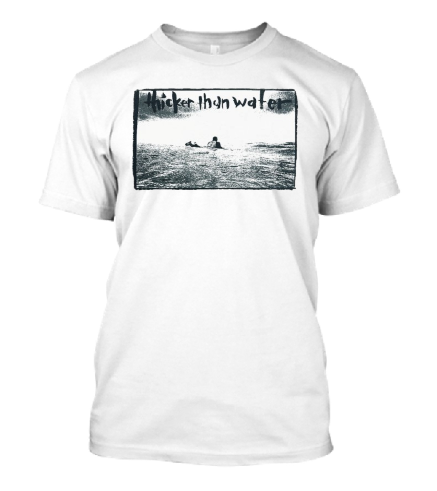 Jack Johnson Thicker Than Water Surfing Ocean Scene T-Shirt