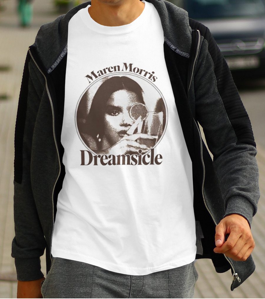 Maren Morris Dreamsicle Album Cover Black And White Portrait Image T-Shirt