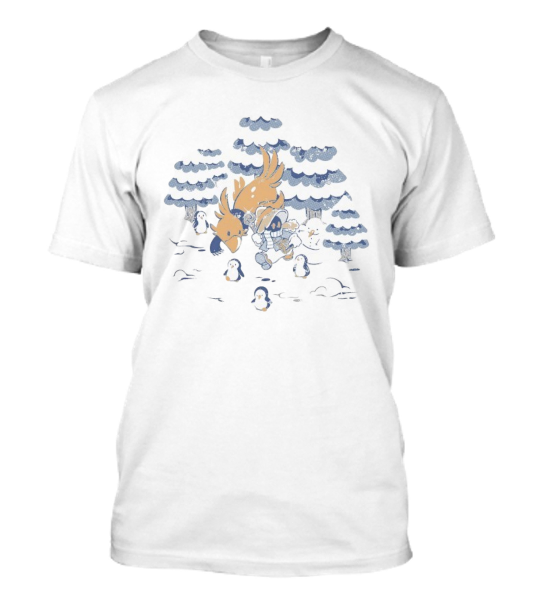 Pop Culture Wizard Winter Wonderland Adventure Chocobo And Vivi Inspo T-Shirt