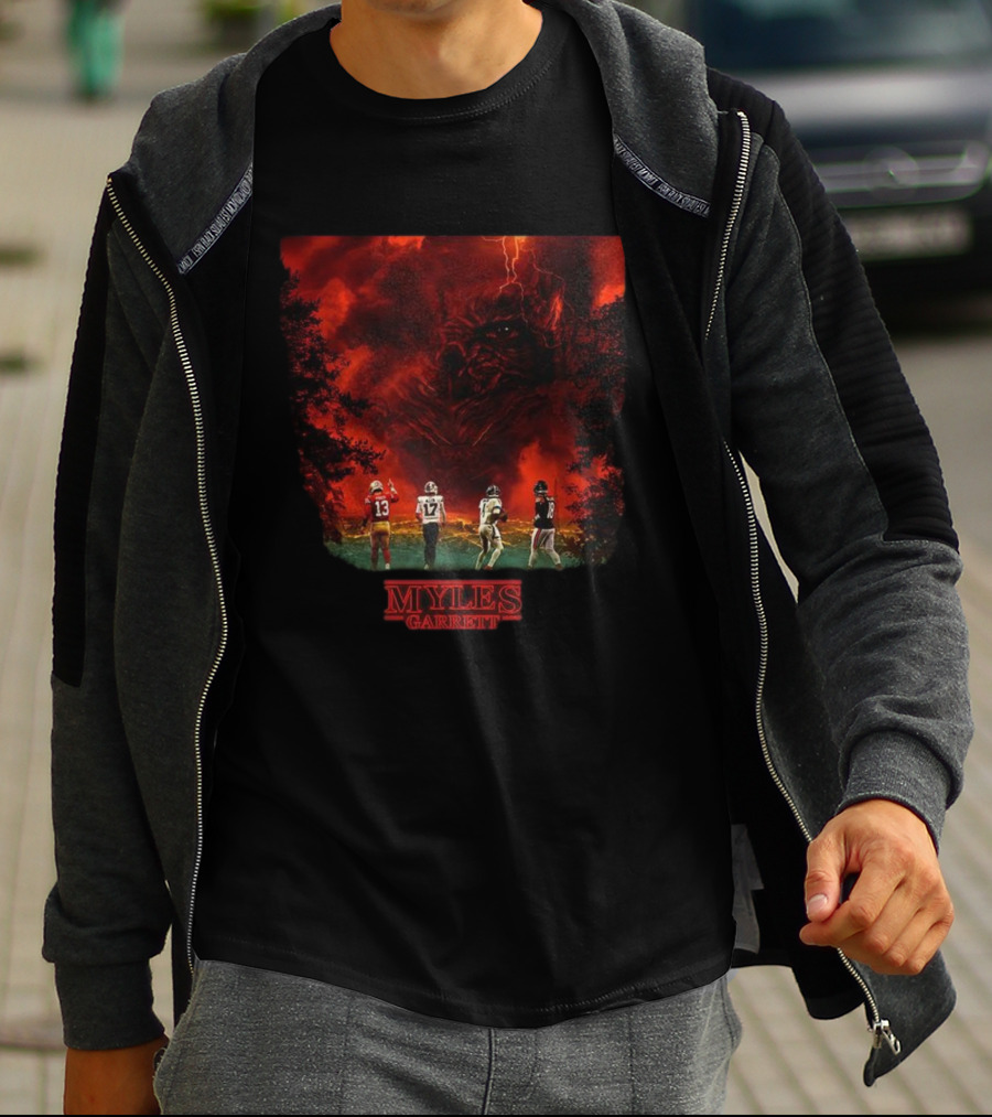 Myles Garrett Cleveland Browns NFL Fantasy Showdown T-Shirt