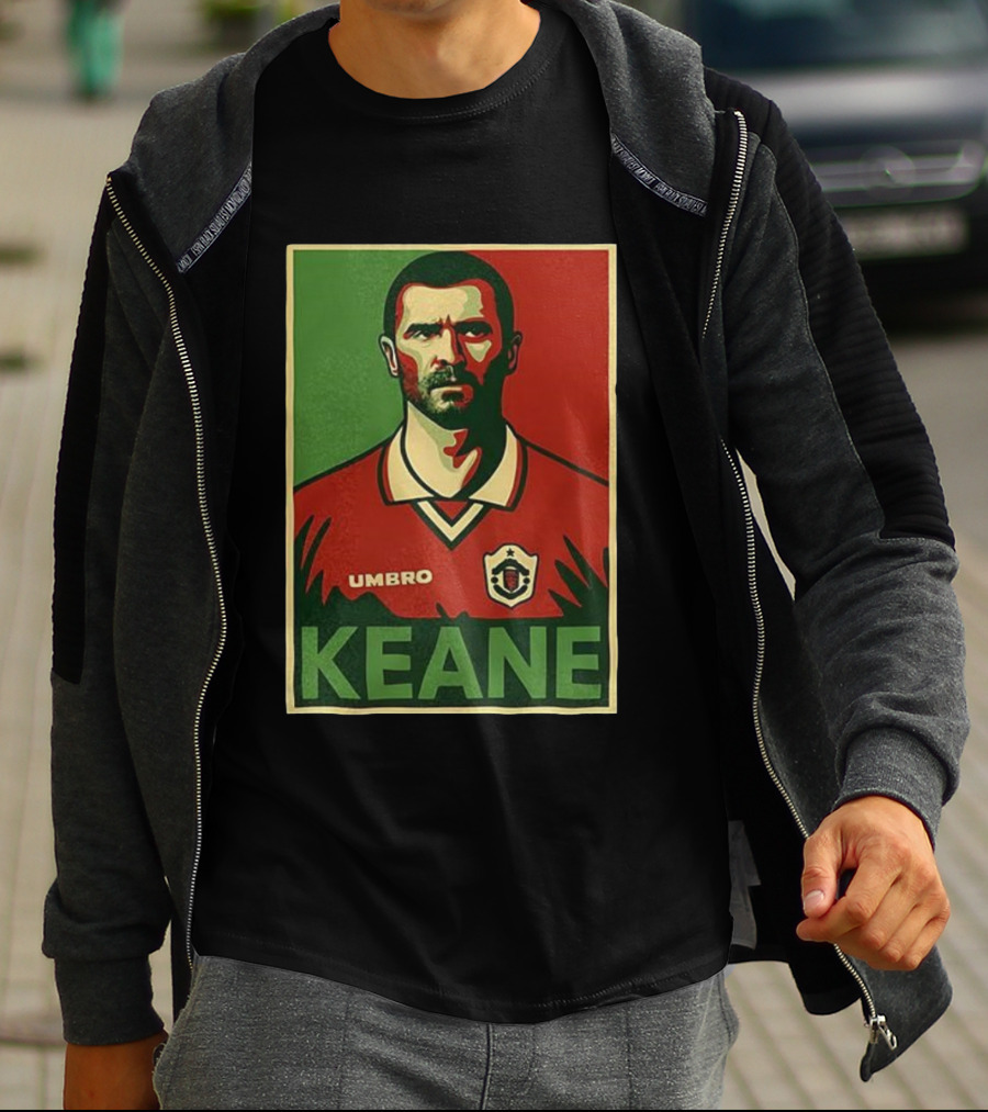 Roy Keane Umbro Football Icon T-Shirt