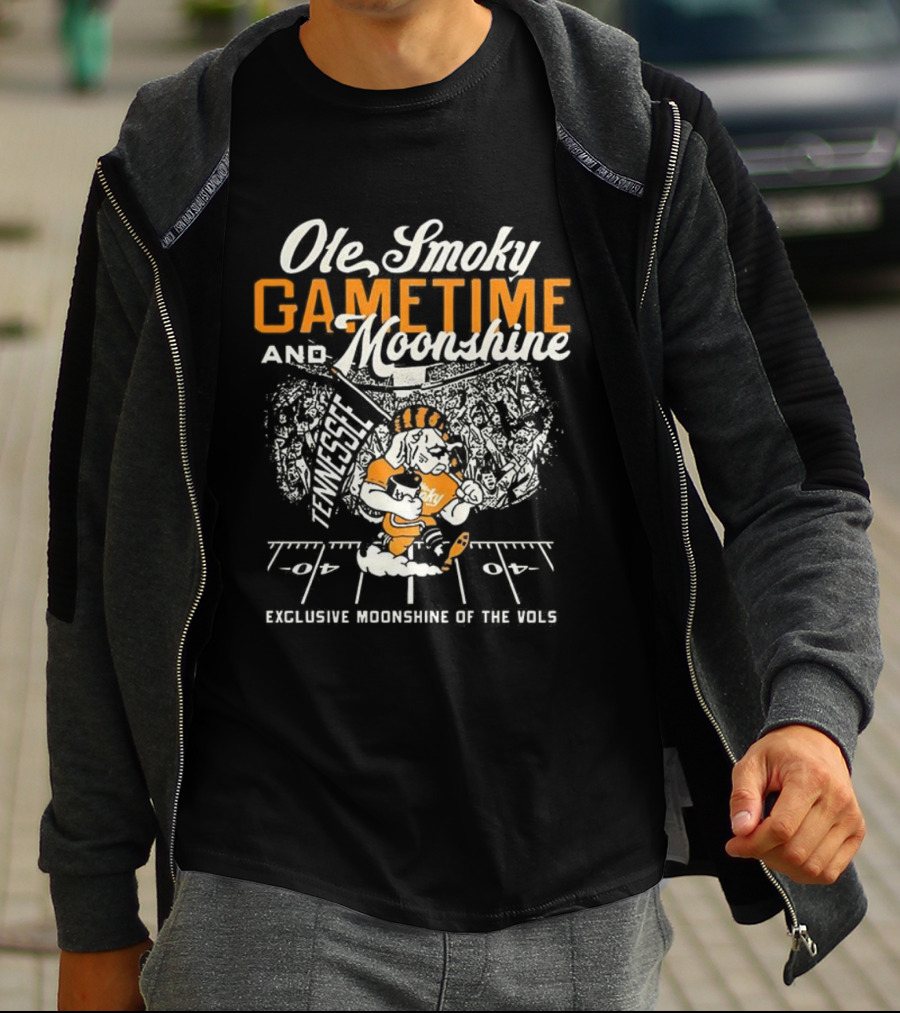 Ole Smoky Gametime And Moonshine Exclusive Moonshine Of The Vols T-Shirt