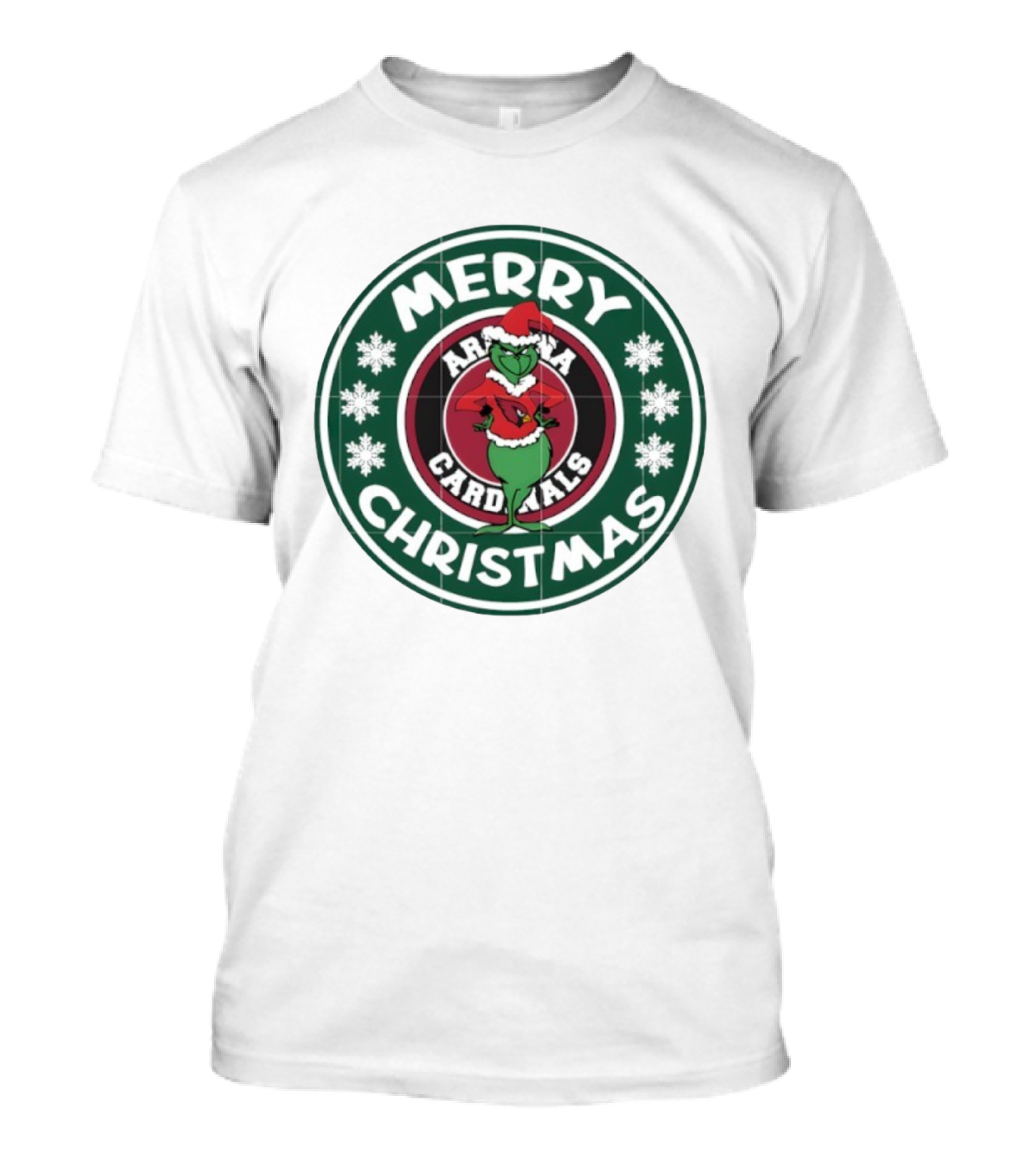 Arizona Cardinals Grinch Merry Christmas T-Shirt