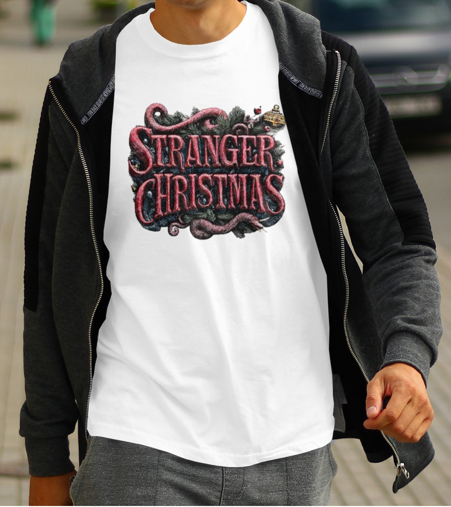 Stranger Things Merry Christmas 2025 Stranger Christmas Theme T-Shirt