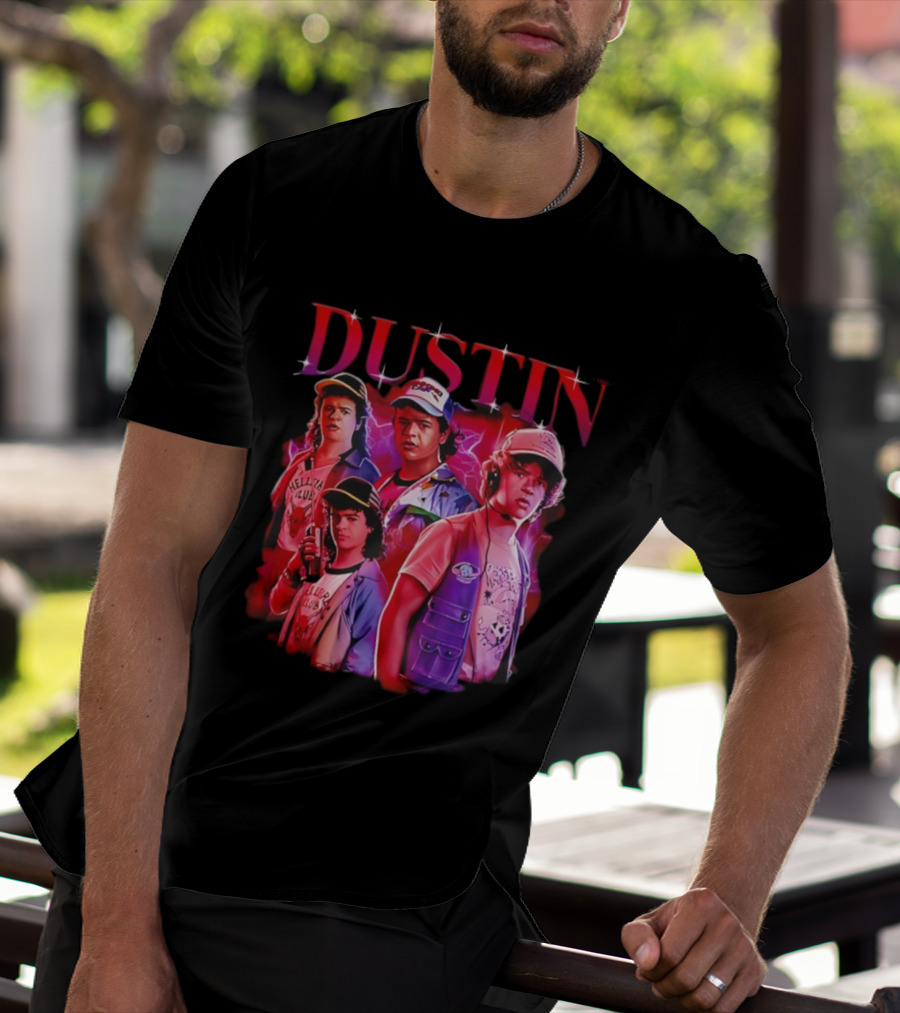 Dustin Henderson Stranger Things Hellfire Club Series T-Shirt