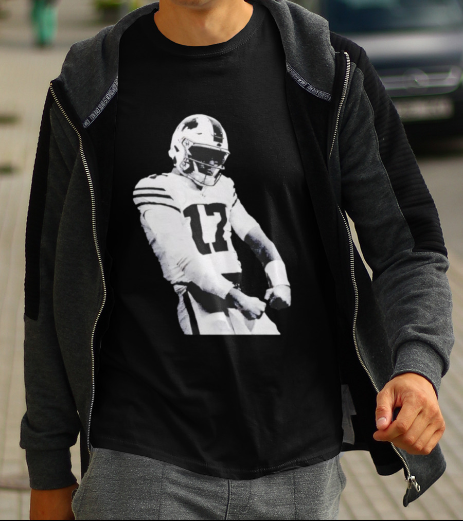 Buffalo Bills Flex Hey-ey-Ey-ey Number 17 Football Celebration T-Shirt