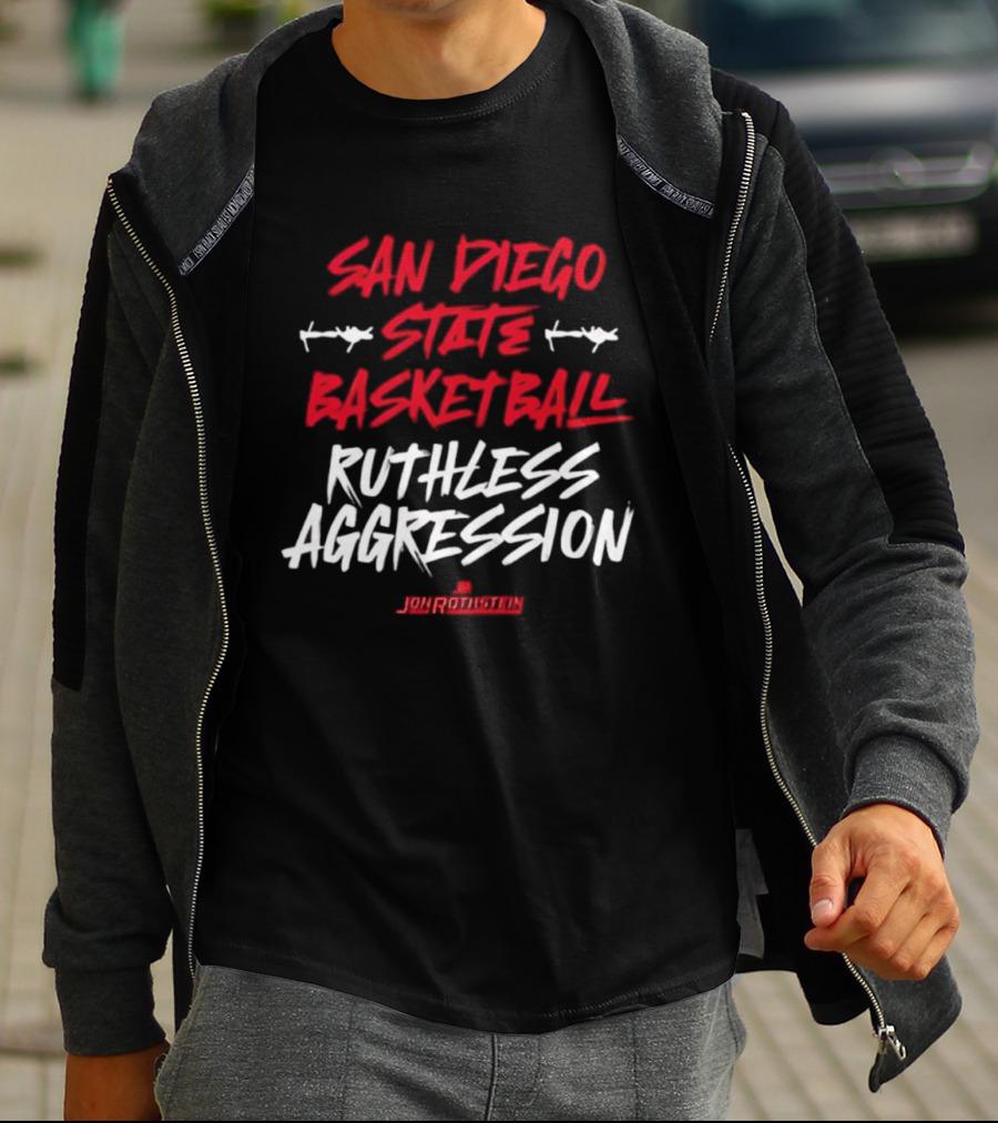 San Diego State Basketball Ruthless Aggression Jourokutin T-Shirt