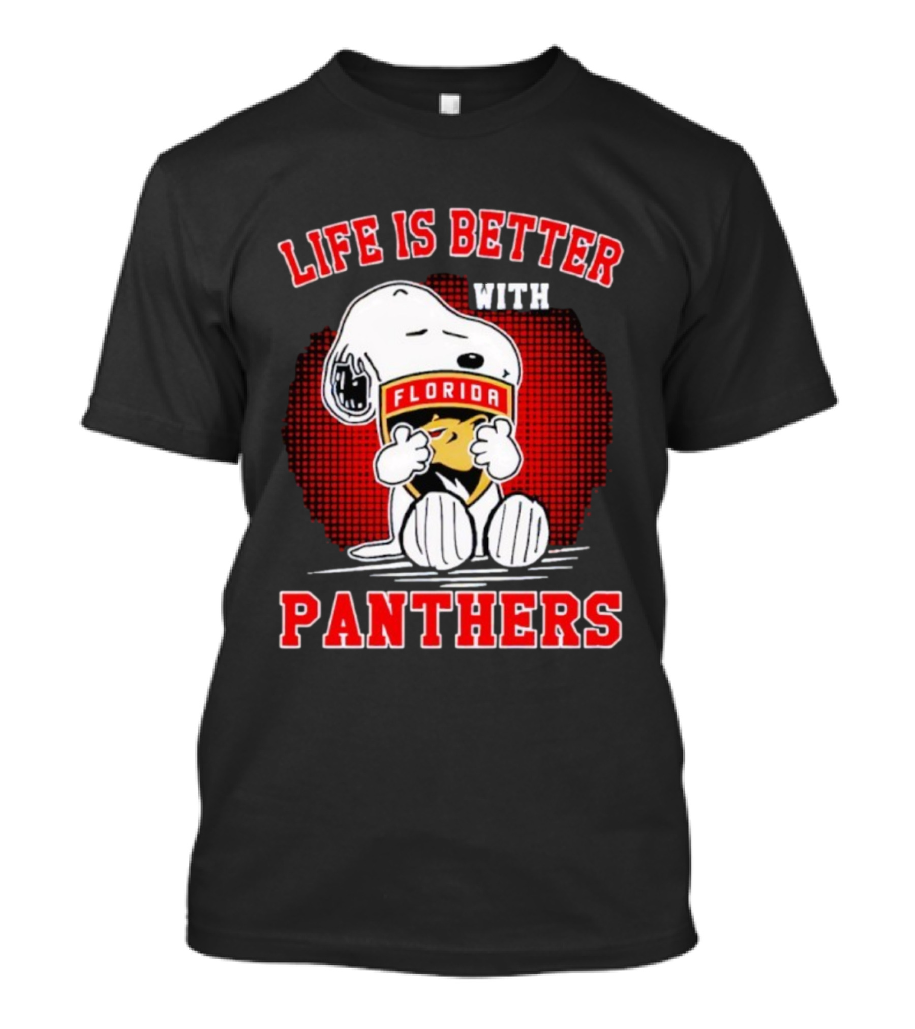 Snoopy Life Is Better With Florida Panthers T-Shirt