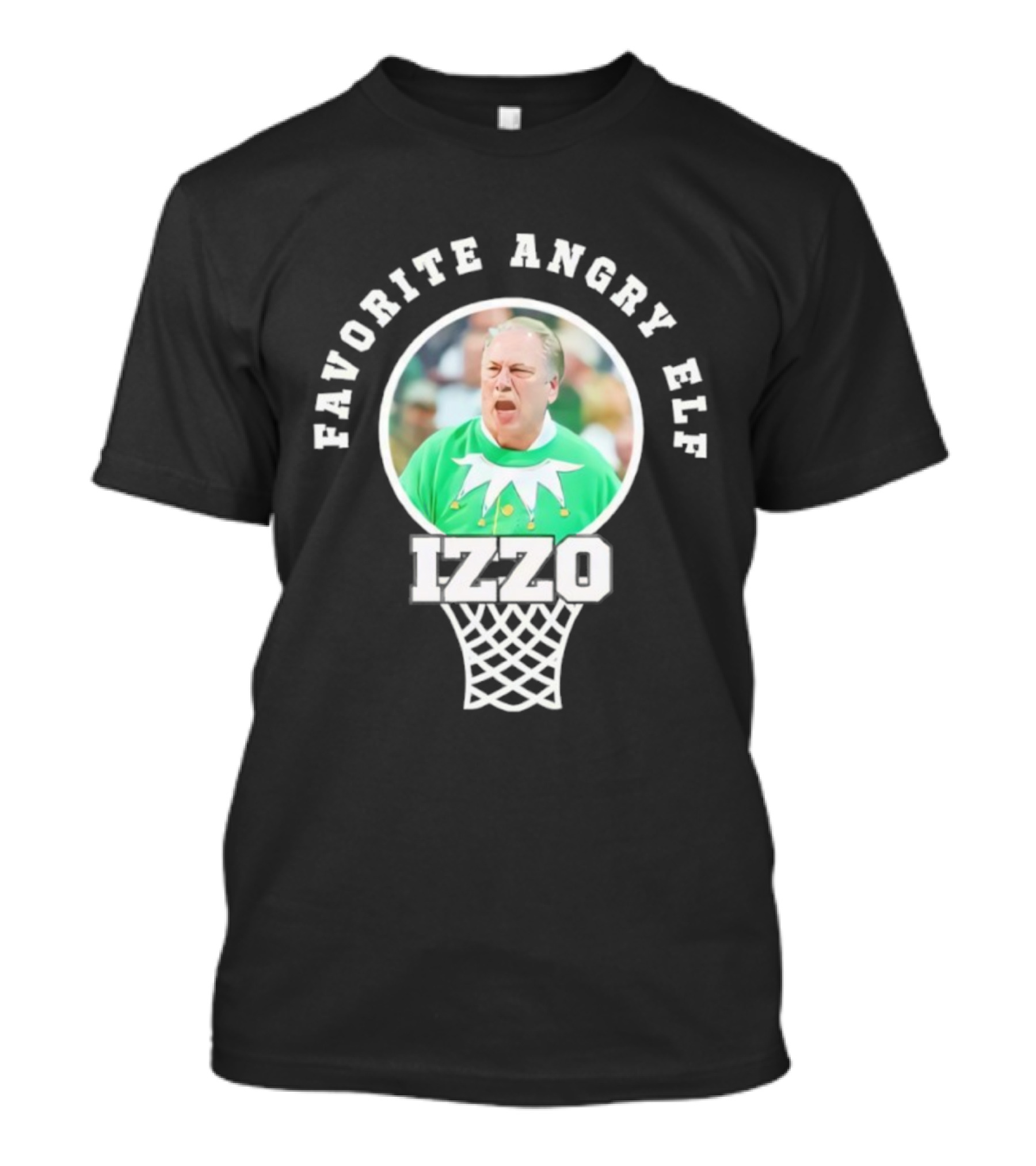 Favorite Angry Elf Izzo Basketball Coach Green Outfit T-Shirt